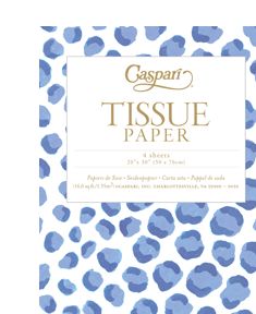 Just Spots Blue Tissue - 4 Sheets Included