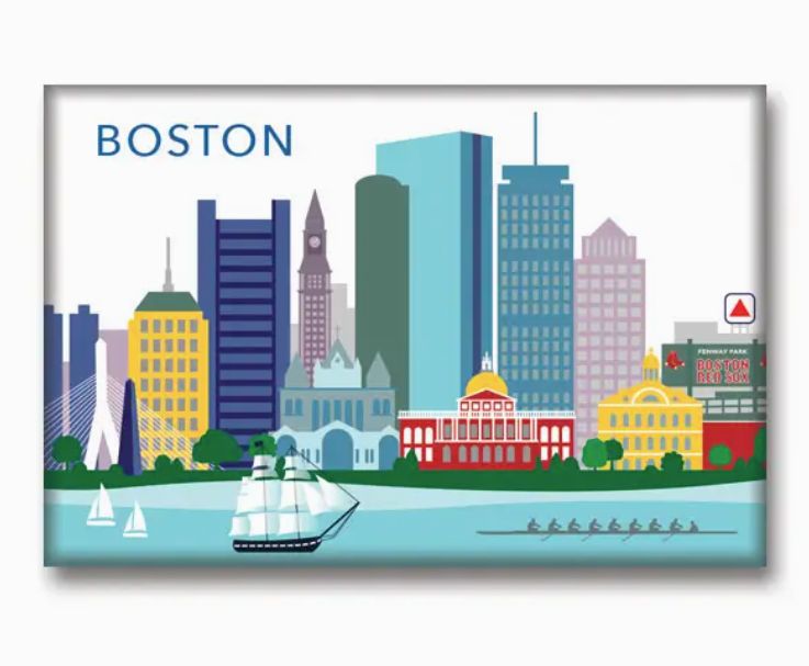 Boston Skyline Magnet