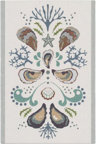 Oysters Hand Towel 16" x 24"