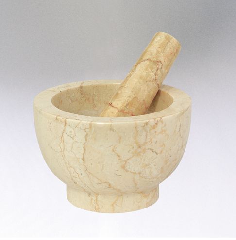 Mortar &amp; Pestle Champagne 4"