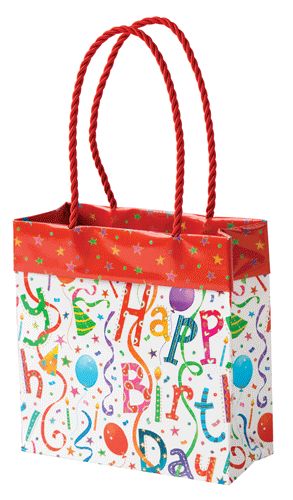 Happy Birthday Small Gift Bag - 1 Each