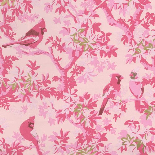 Scenic Songbirds Rose Roll Wrap 30 Inch X 8ft-2 Inch Core