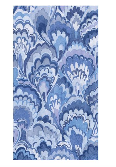 Marbled Ceramica Indigo Guest Towel - 15 Per Package