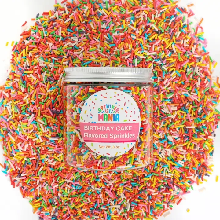Birthday Cake Flavored Sprinkles 7 oz