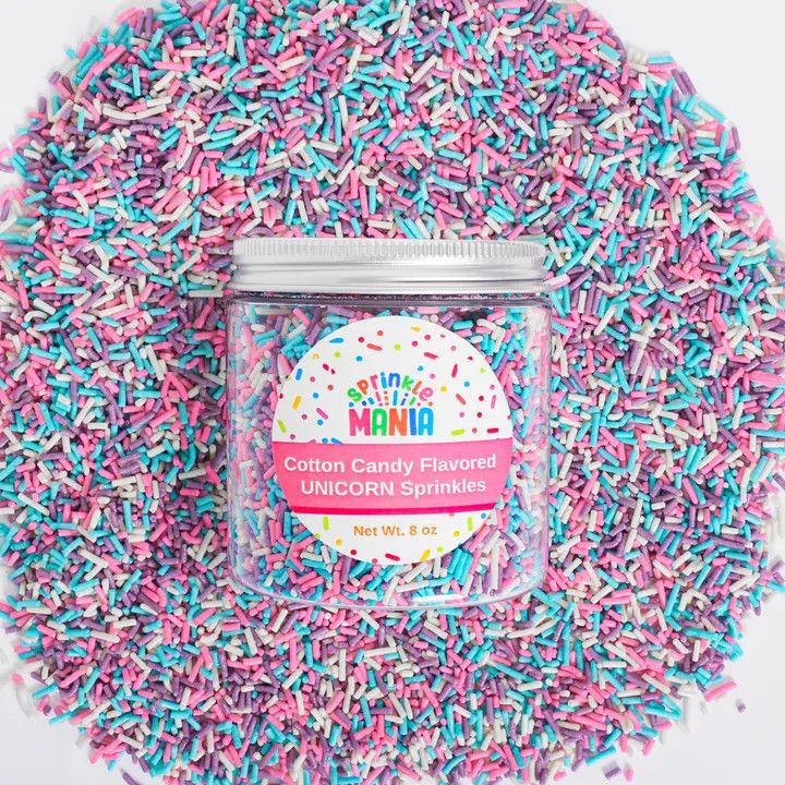 Cotton Candy Flavored Sprinkles 7 oz