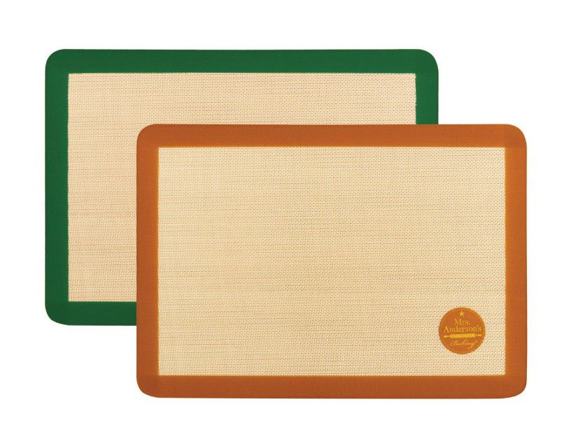 Non-Stick Silicone Sweet and Savory Baking Mats, Set of 2