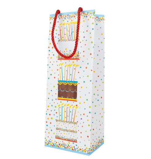 Birthday Cake Bottle Bag