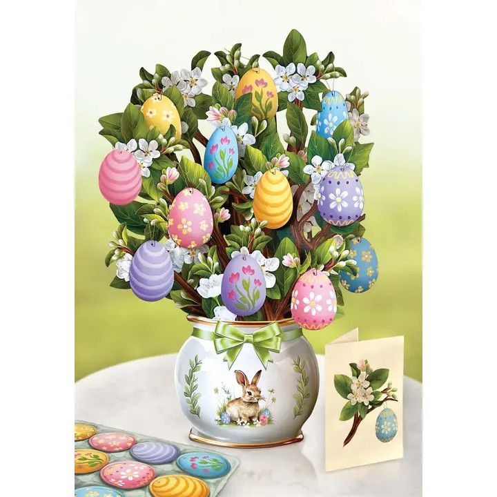 Easter Egg Tree Pop-Up Greeting Card