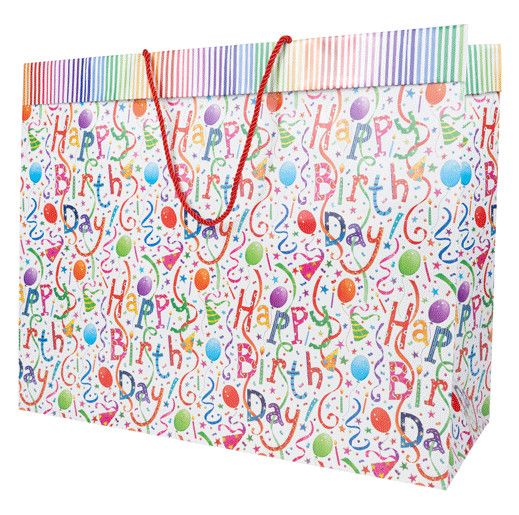 Happy Birthday Gift Bag - Jumbo