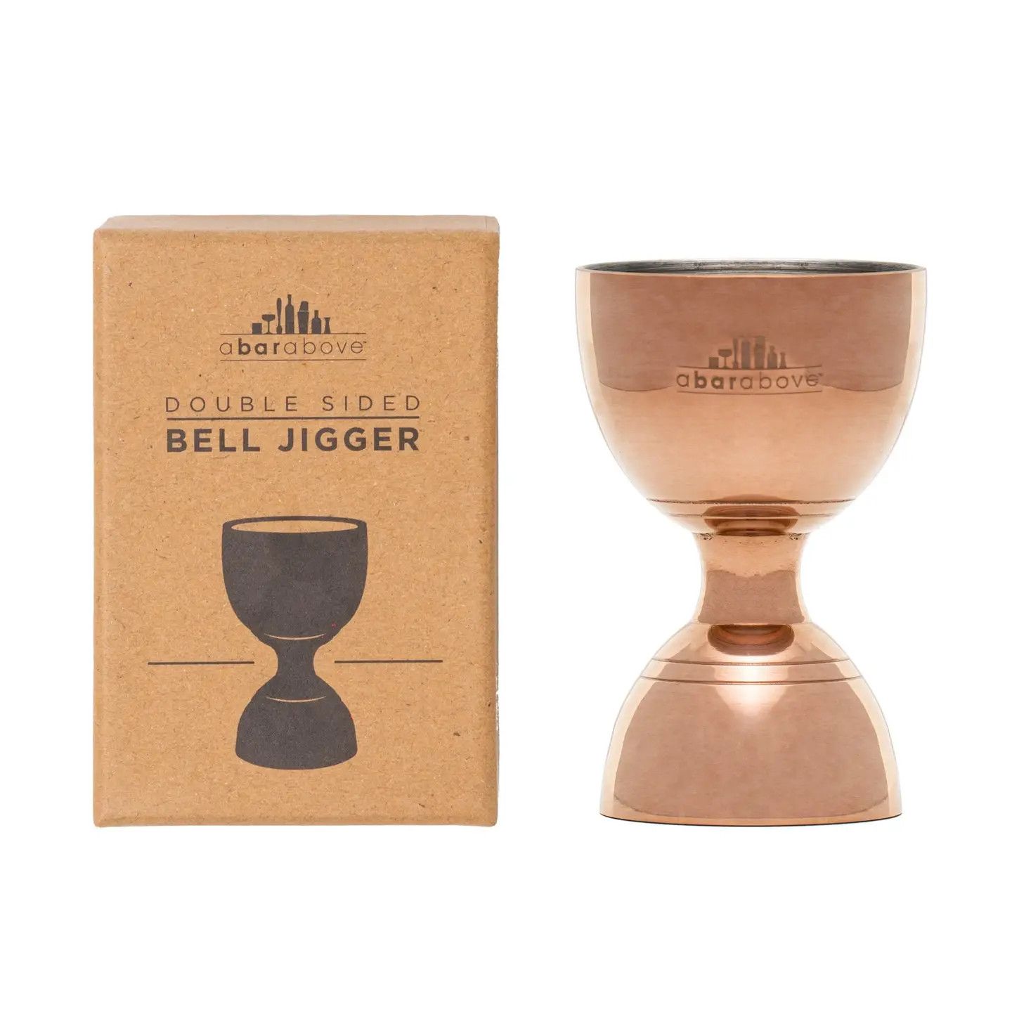 Bell Jigger 2oz Antique Copper