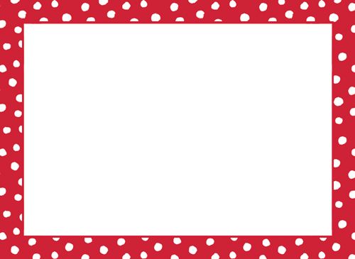 Small Dots-Red Name Labels 2 X 3 - 12 Per Package