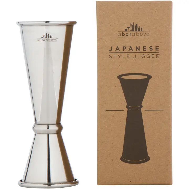Japanese Jigger w/Measurements Stainless