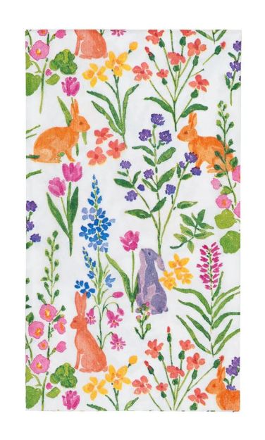 Bunny Field Guest Towel Napkins - 15 Per Package