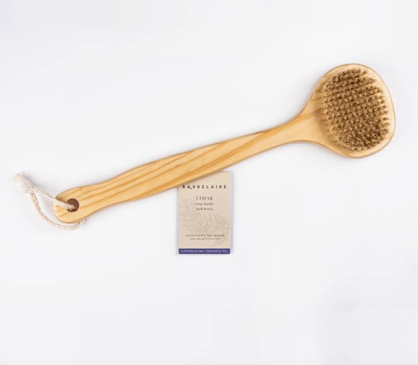 Cedar 13" Long-handle Bath Brush