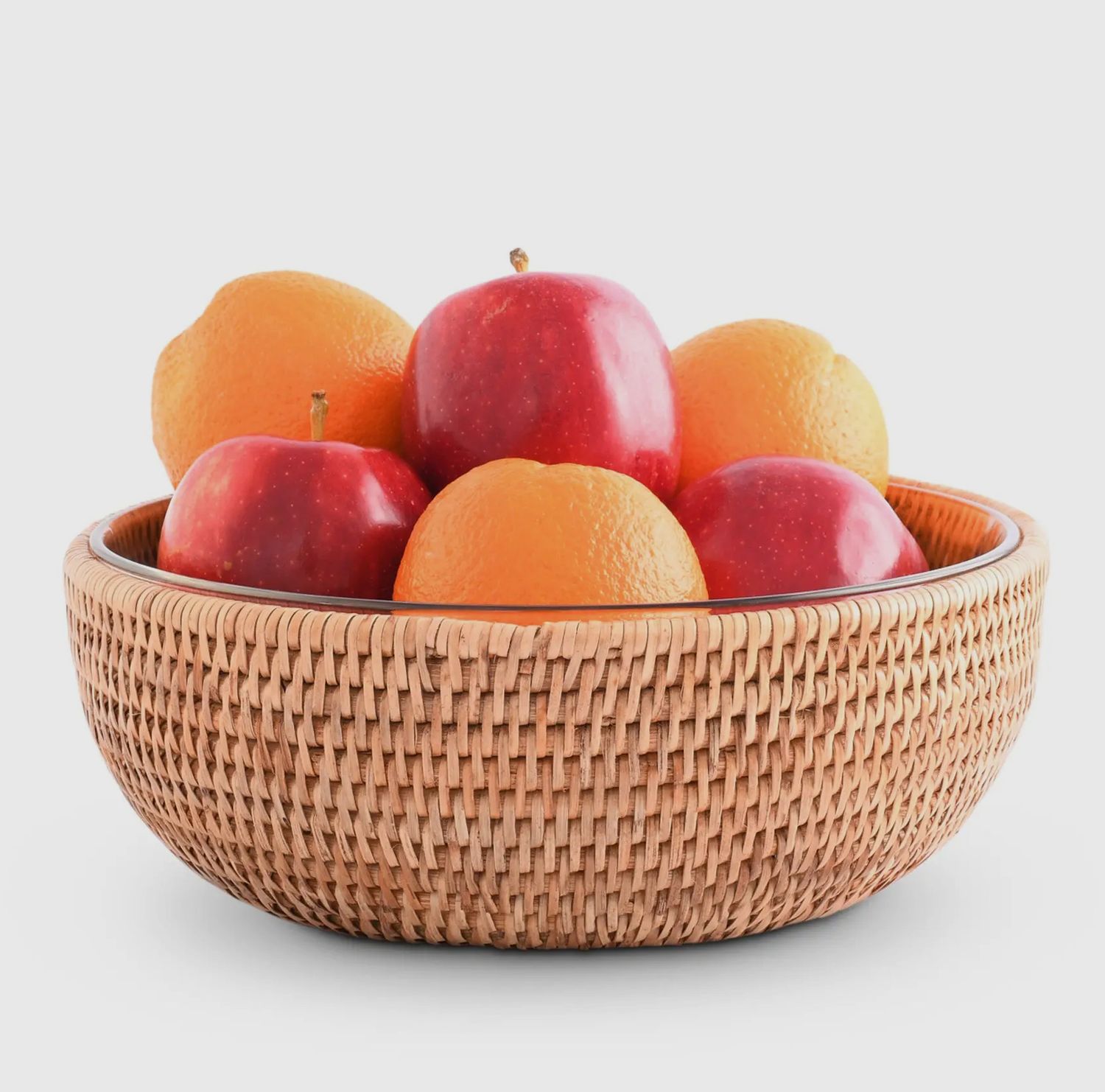 Hand Woven Rattan Serving Bowl