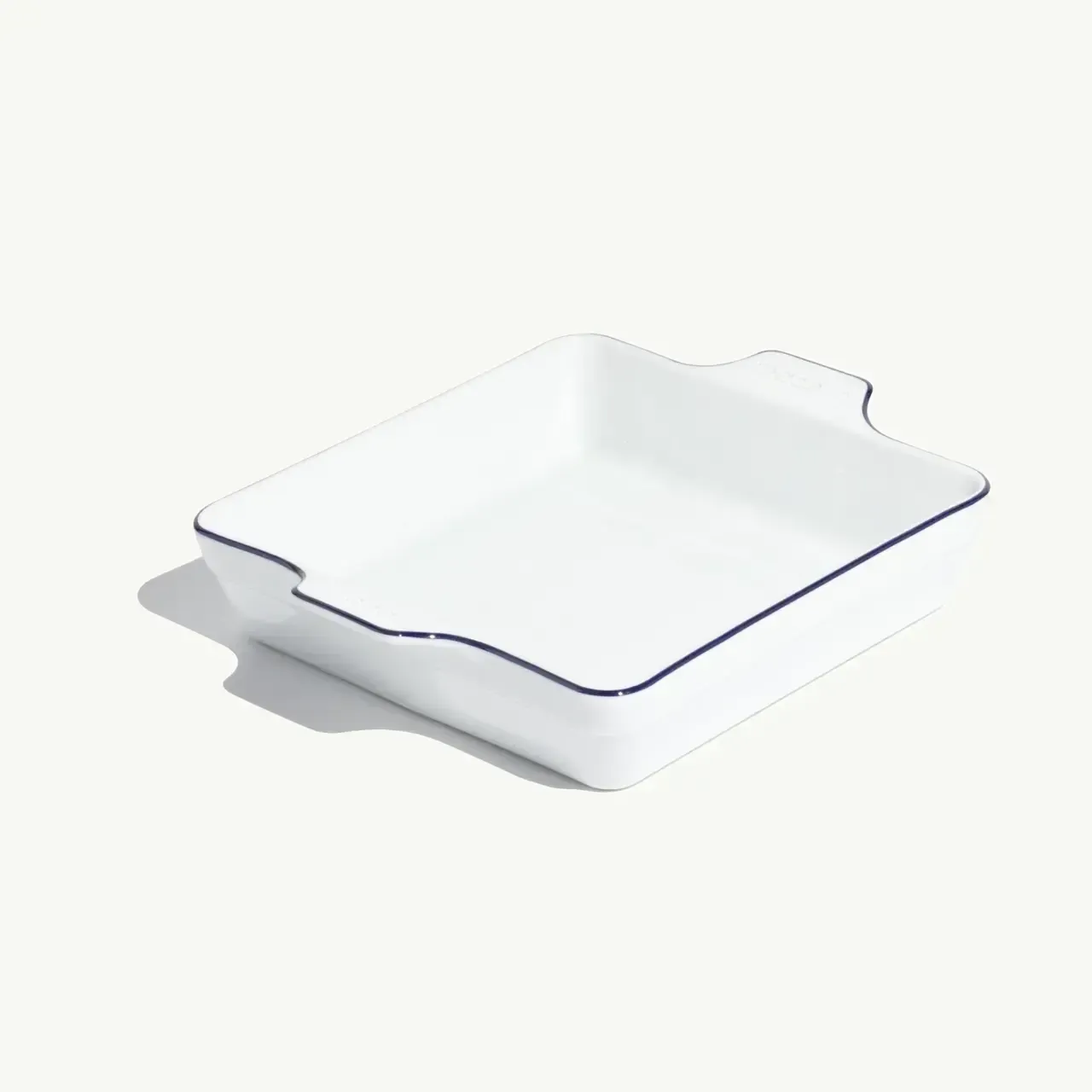 8x8" Square Baking Dish Navy Rim