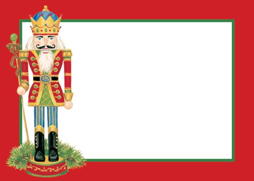 Nutcracker Name Labels - 12 Per Package