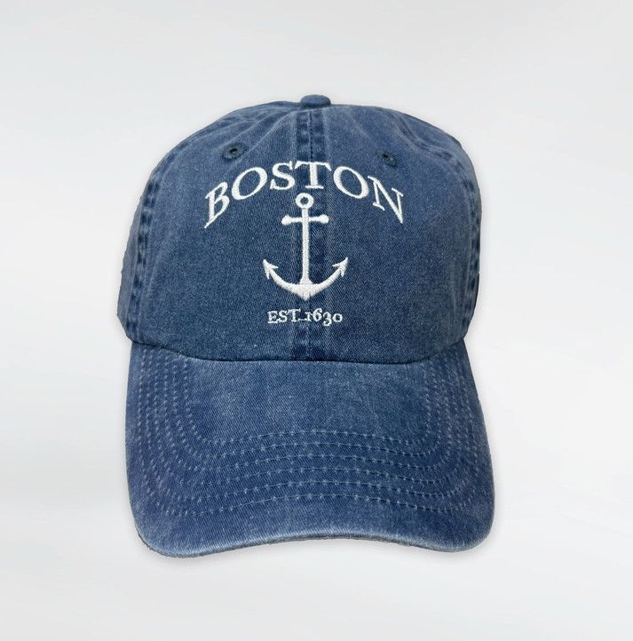 Boston Anchor Arch Baseball Cap