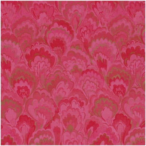 Marbled Ceramica Fuchsia &amp; Gold Roll Wrap - 30 Inch x 8 Ft