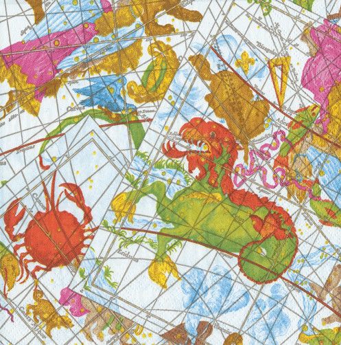 Zodiac Cocktail Napkins - 20 Per Package