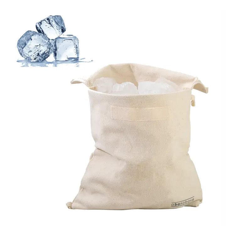 Natural Canvas Ice Crushing Bag