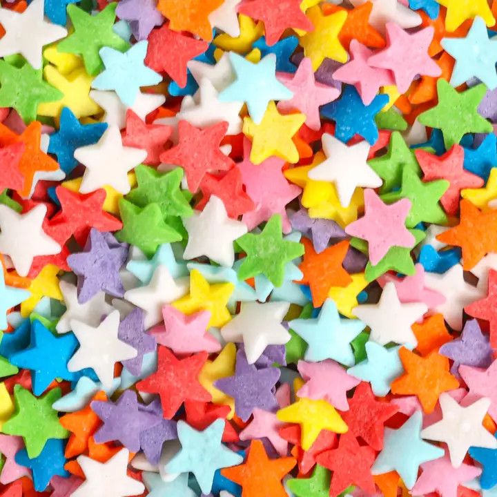 Star Sprinkles 3.5oz Cube
