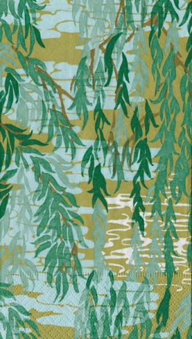 Willows Green Guest Towels - 15 Per Package