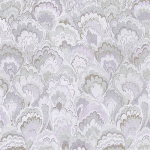 Marbled Ceramica Silver &amp; Lavender Roll Wrap - 30 Inch x 8 Ft