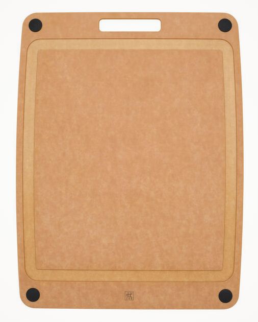 Plant Based Cutting Board w/Groove Natural 17" x 13"