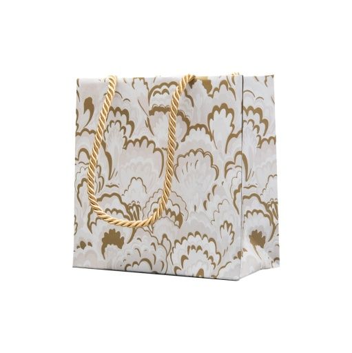 Marble Ceramica Silver &amp; Gold Gift Bag - Small