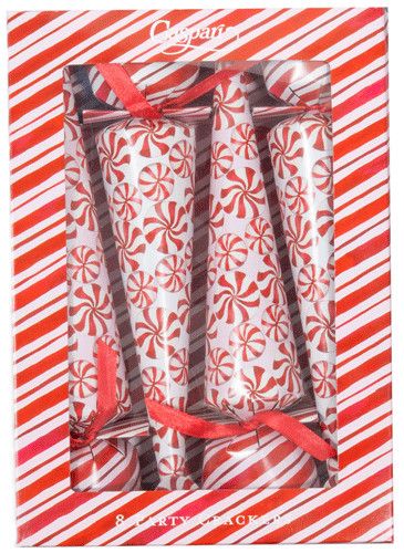 Peppermint Luxury Cone Crackers Set of 8