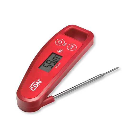 Digital Folding Thermometer Red