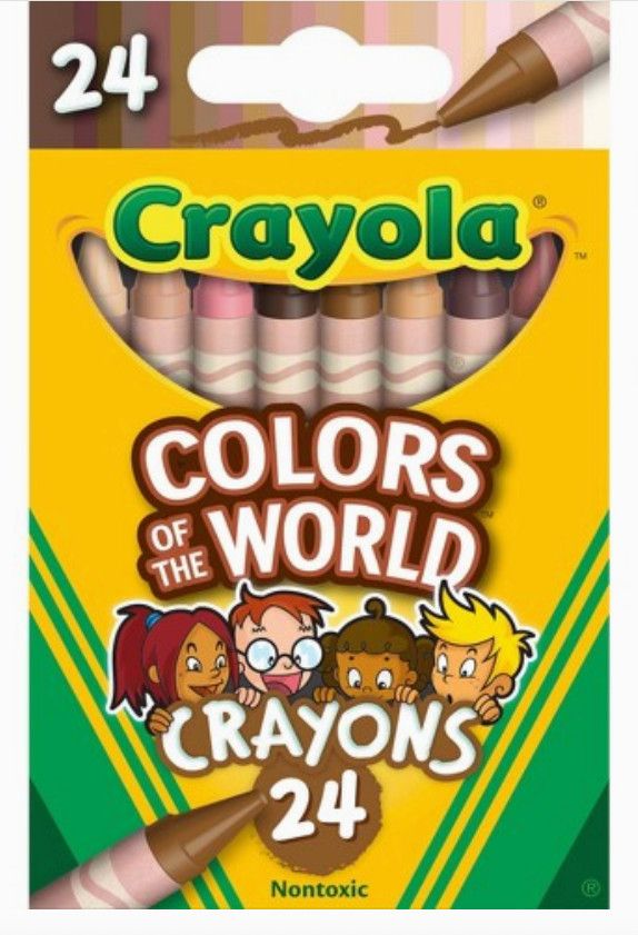 24 Count Crayola Colors of the World Crayons