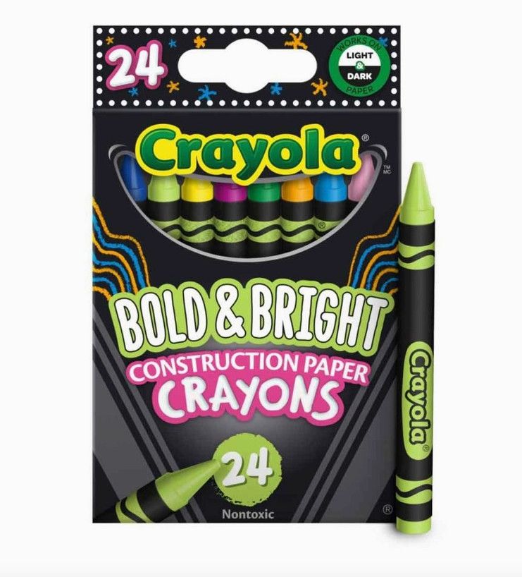 24 Count Crayola Neon Crayons
