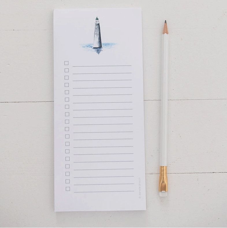 Minot Lighthouse List Pad