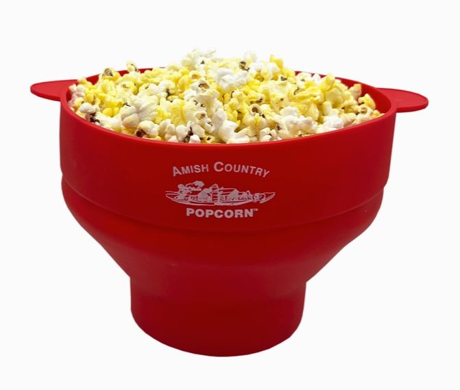 Red Silicone Microwave Popper