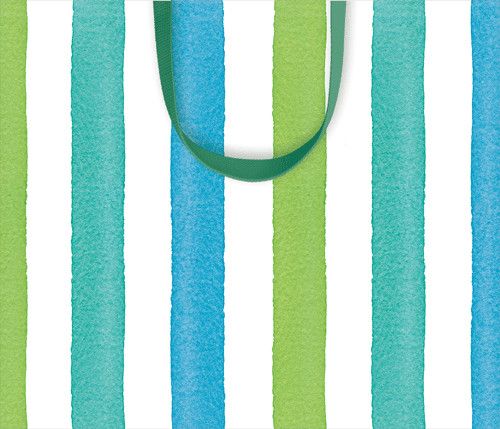 Cafe Stripe Cool Gift Bag Large