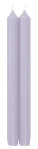 Straight Taper 10" Candles in Lavender - 2 Candles Per Package