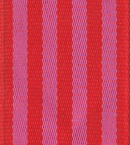 Striped Grosgrain Red/fuchsia Ribbon 1.5"