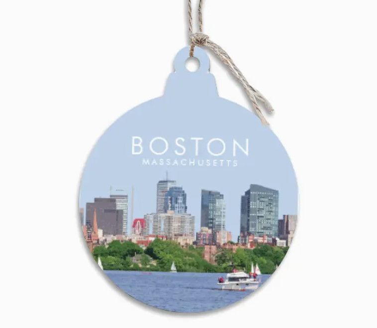 Boston Massachusetts Ornament