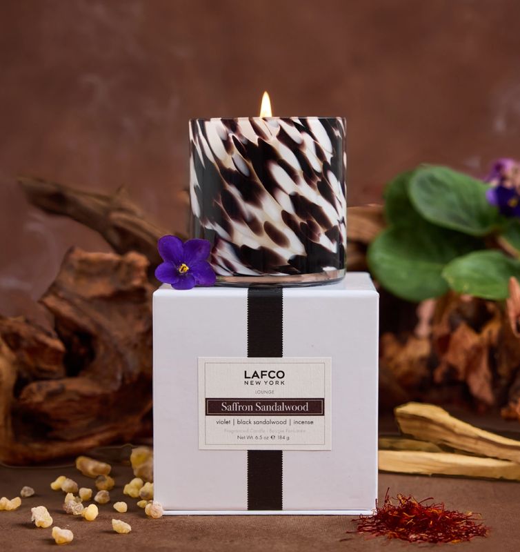 Classic Saffron Sandalwood Candle 6.5oz