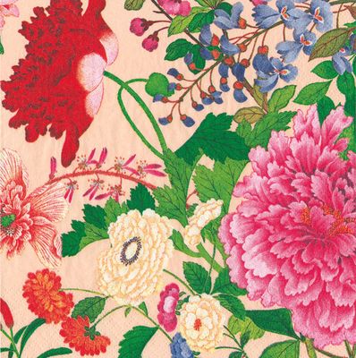 A Profusion of Flowers 2 Cocktail Napkins 20 per Package
