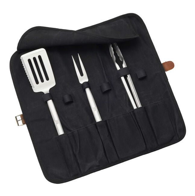 4-pc Grill Tool Set, Stainless Steel