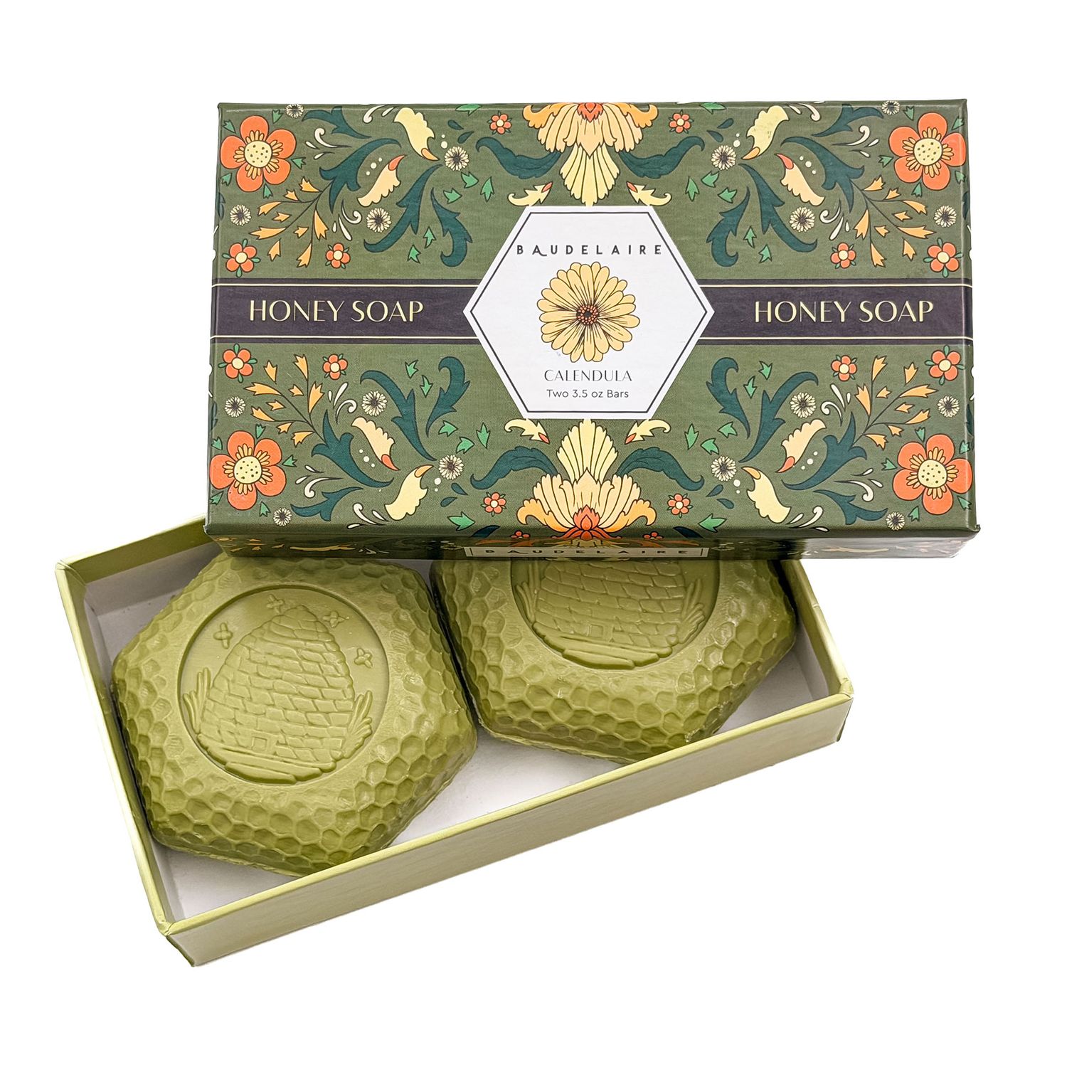 Calendula Honey Soap 3.5oz - Gift Box