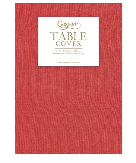 Tablecover Moire Red 5x8'