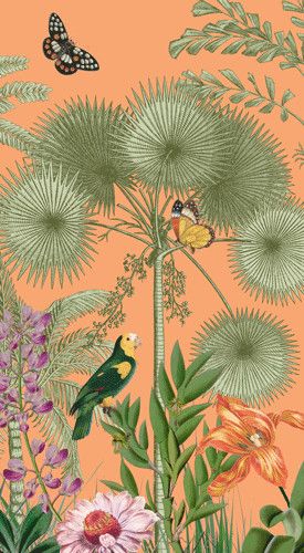Paradise Garden Melon Guest Towel Napkins 15 Per Package