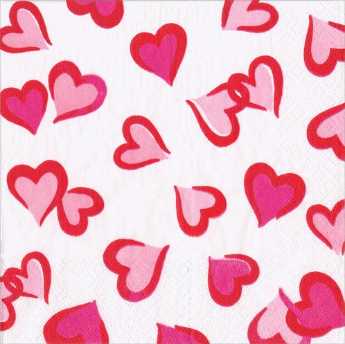 Heartfelt Cocktail Napkins 20 per Package