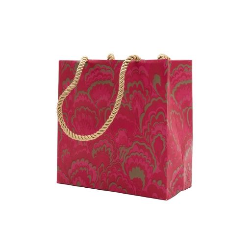 Marbled Ceramica Fuchsia Small Gift Bag