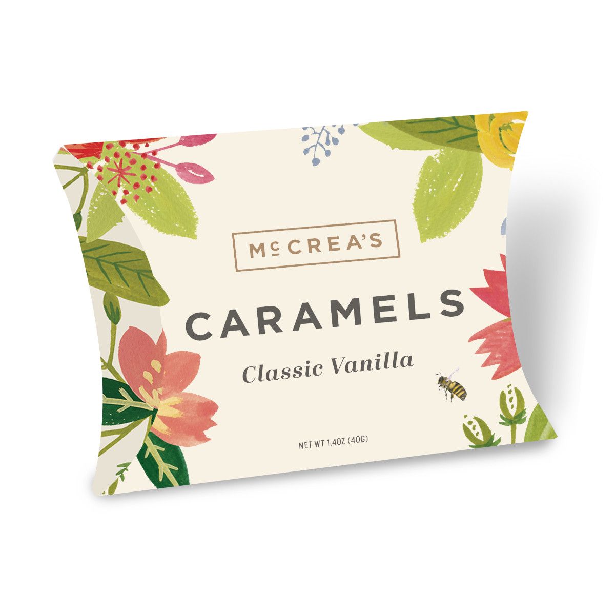 Classic vanilla floral 1.4oz. pillow pack