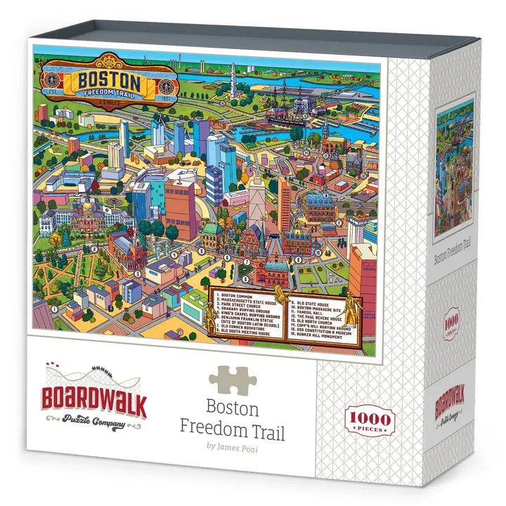 Boston Freedom Trail 1000 Piece Puzzle